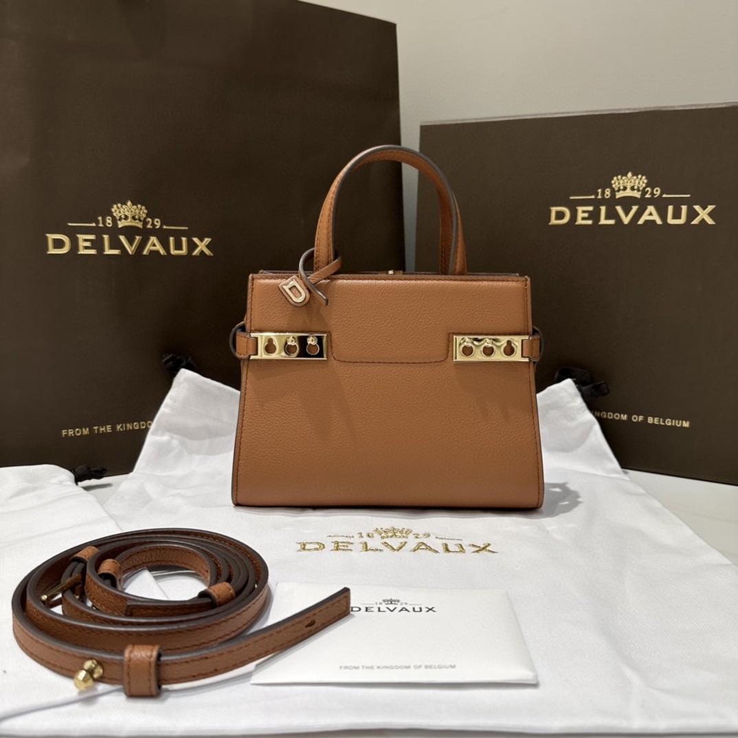 Delvaux Tempête Crush Small in Silky Calf AA0646BQS gold