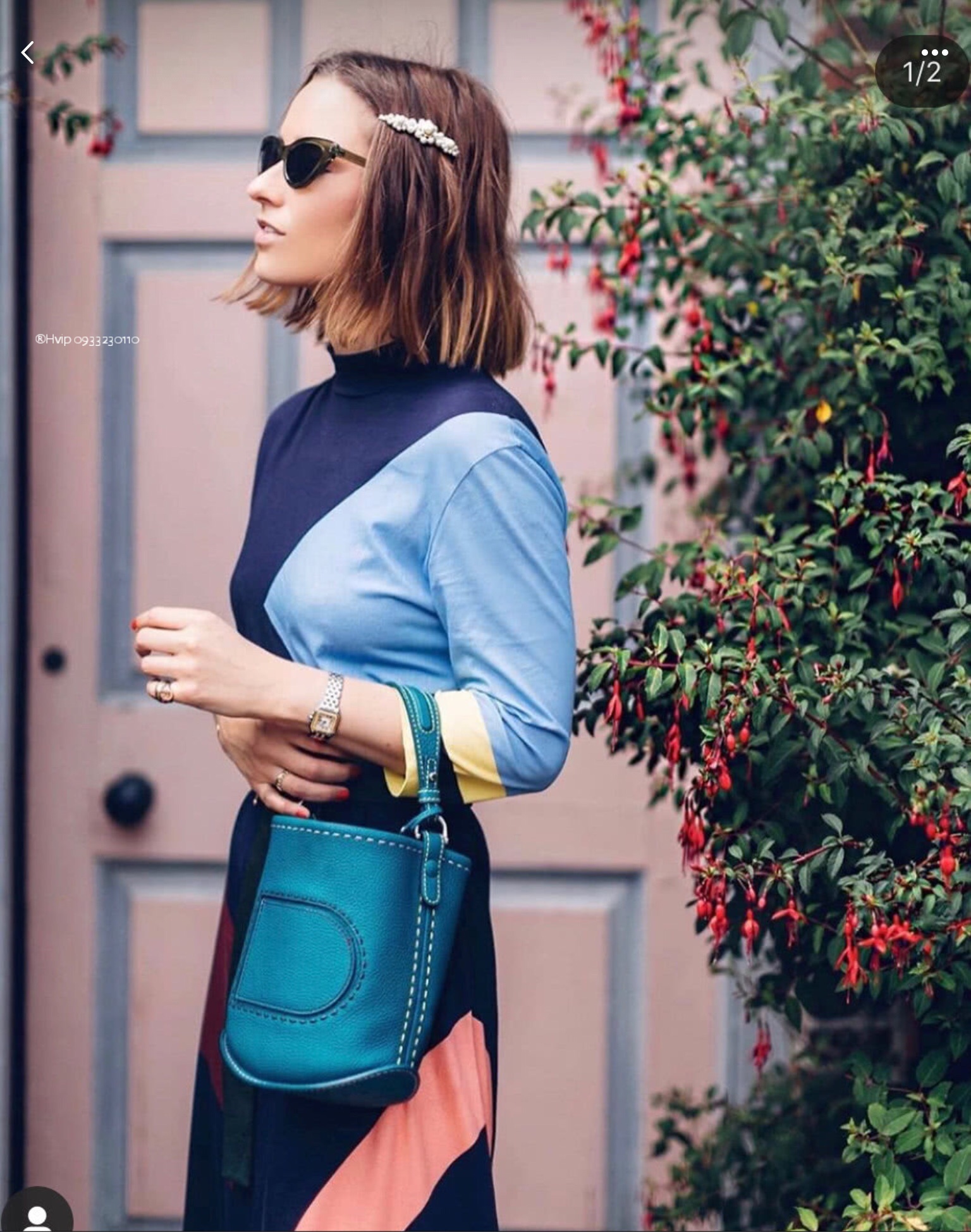 Delvaux Pin Mini Bucket Surpiquéen Taurillon Soft AA0607ATT