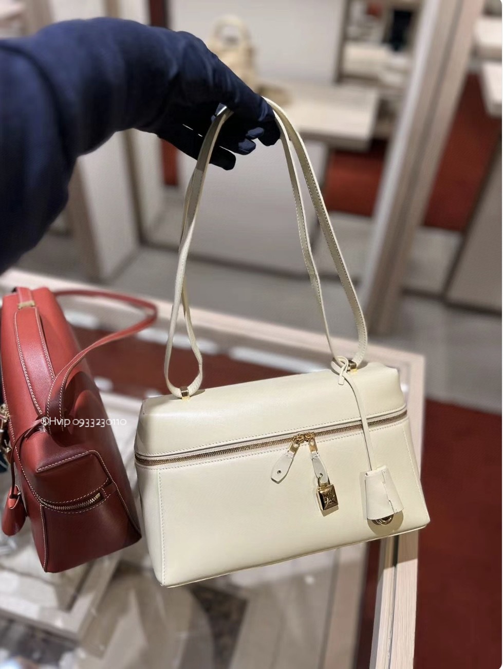 Loro Piana Extra Bag L27 Smooth Calfskin Sunday Morning (20C2) FAN3462