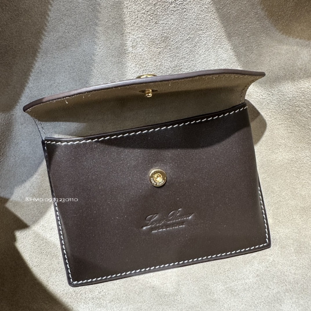 Loro Piana Extra Bag L27 Smooth Calfskin Dark Chocolate Licorice (H0KL)FAN3462
