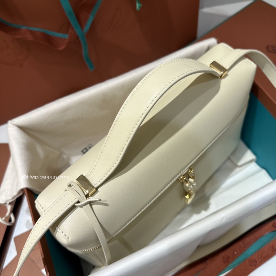 Loro Piana Extra Bag L27 Smooth Calfskin Sunday Morning (20C2) FAN3462