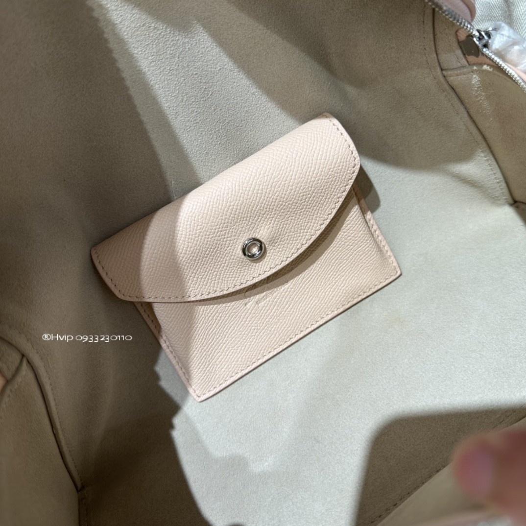 Loro Piana Extra Bag L27 Textured Calfskin pink FAN4085