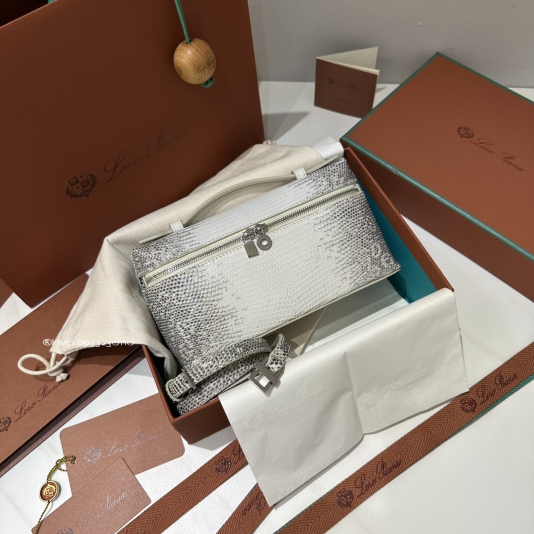 Loro Piana Extra Pocket L19 Lizard