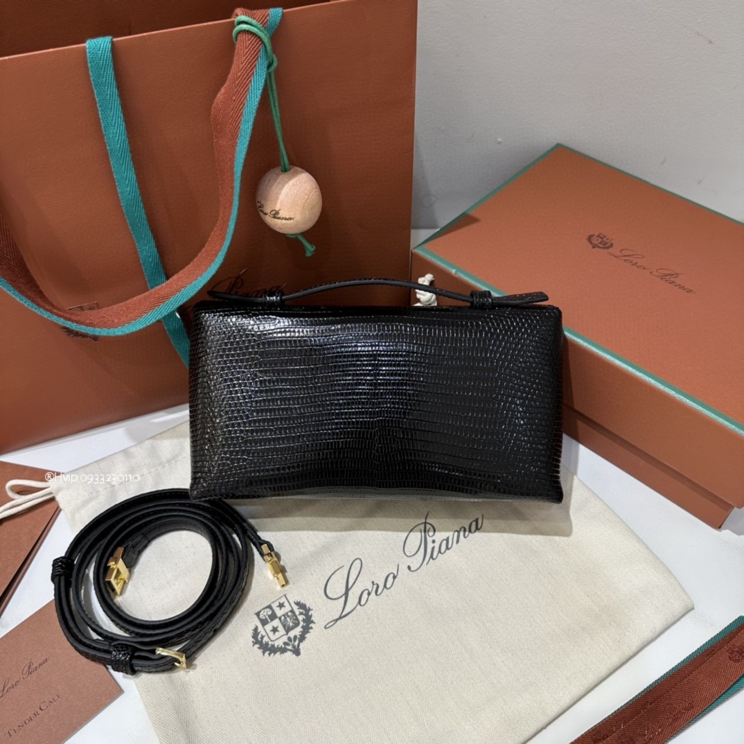 Loro Piana Extra Pocket L19 Lizard