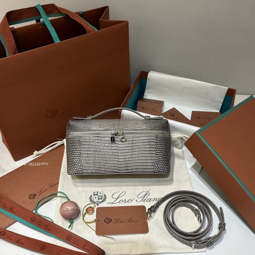 Loro Piana Extra Pocket L19 Lizard