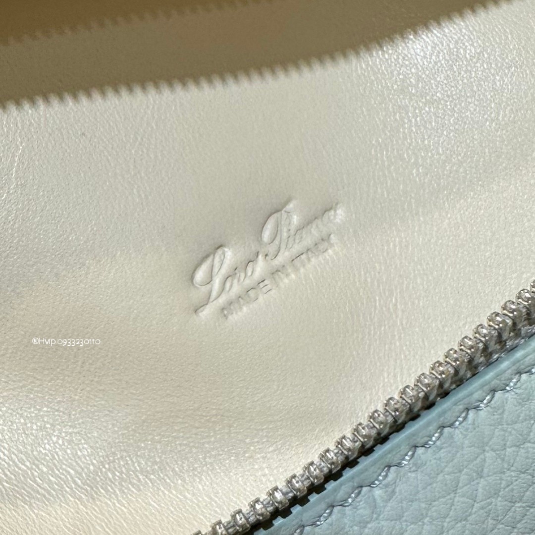 Loro Piana Extra Pocket backpack L23.5 Grained Calfskin Eucalyptus (50BD) FAN4041