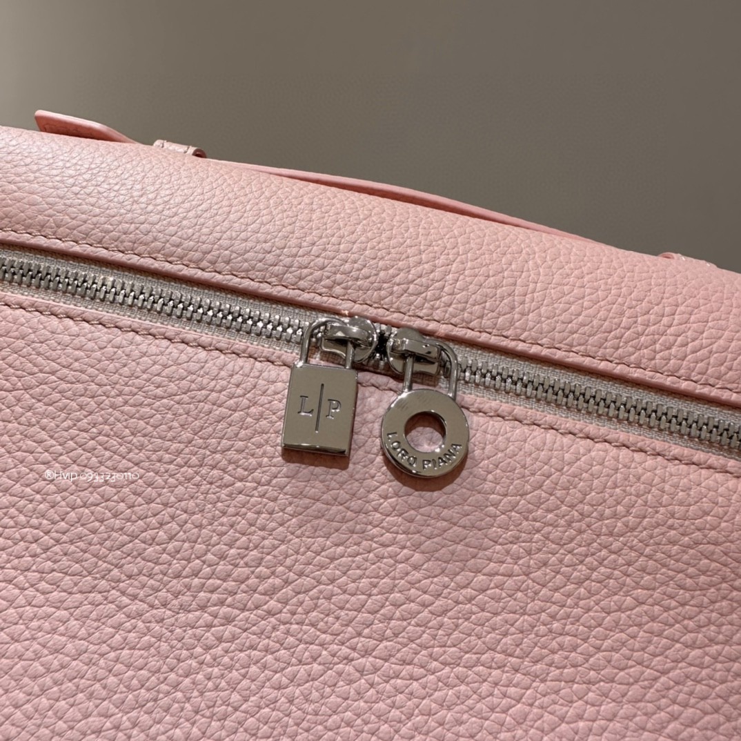 Loro Piana Extra Pocket backpack L23.5 Grained Calfskin Candoglia Marble (305H) FAN4041