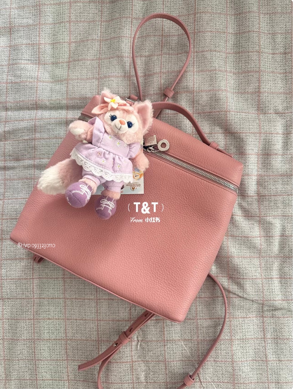 Loro Piana Extra Pocket backpack L23.5 Grained Calfskin Candoglia Marble (305H) FAN4041