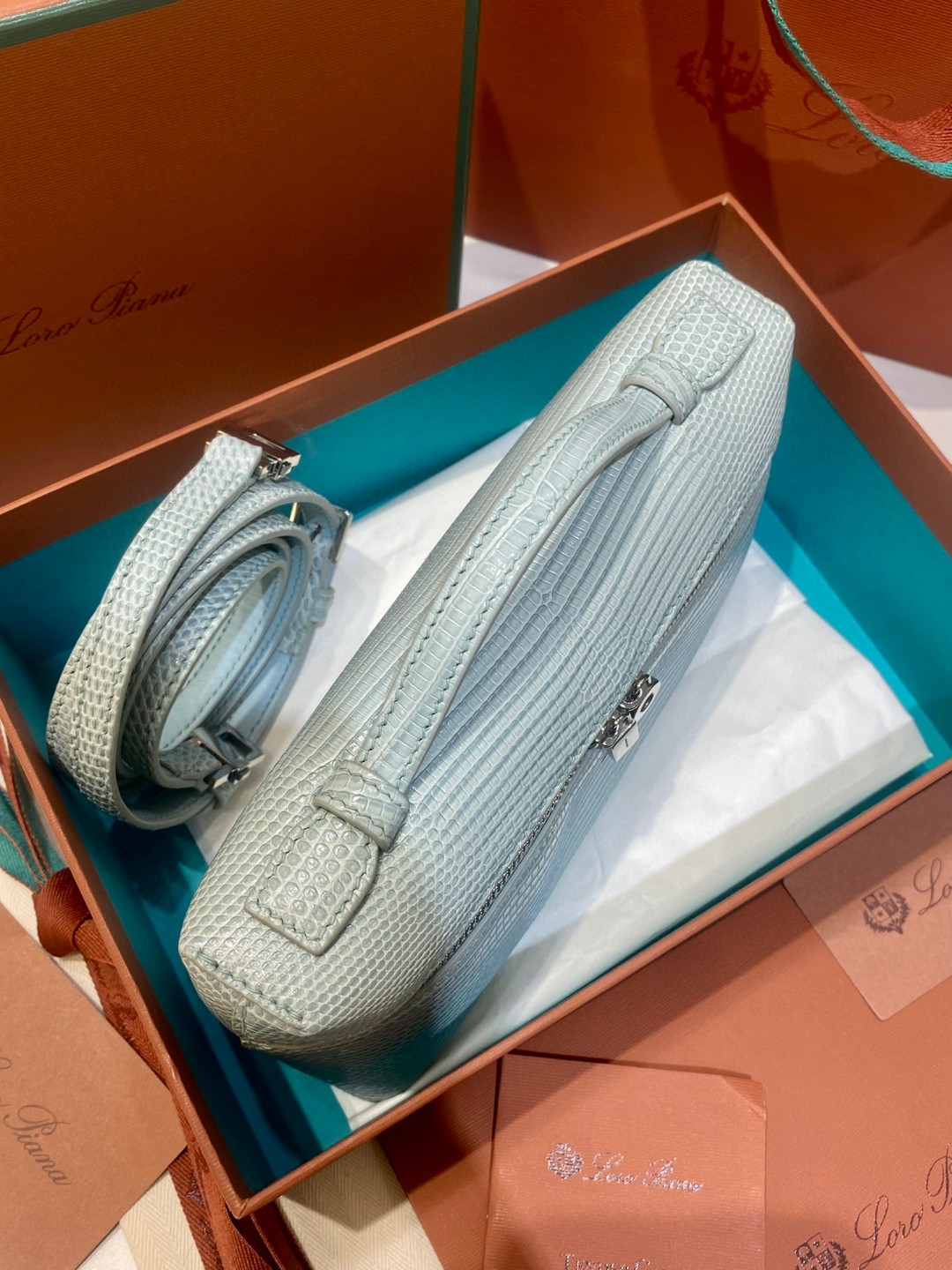 Loro Piana Extra Pocket L19 Lizard