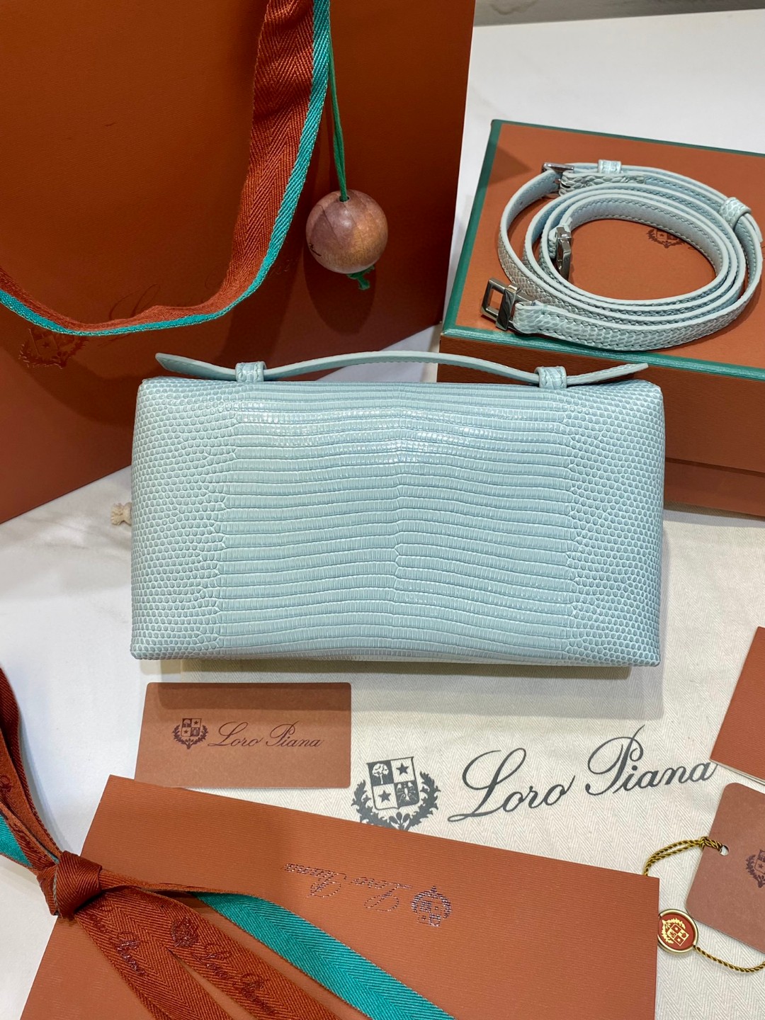 Loro Piana Extra Pocket L19 Lizard