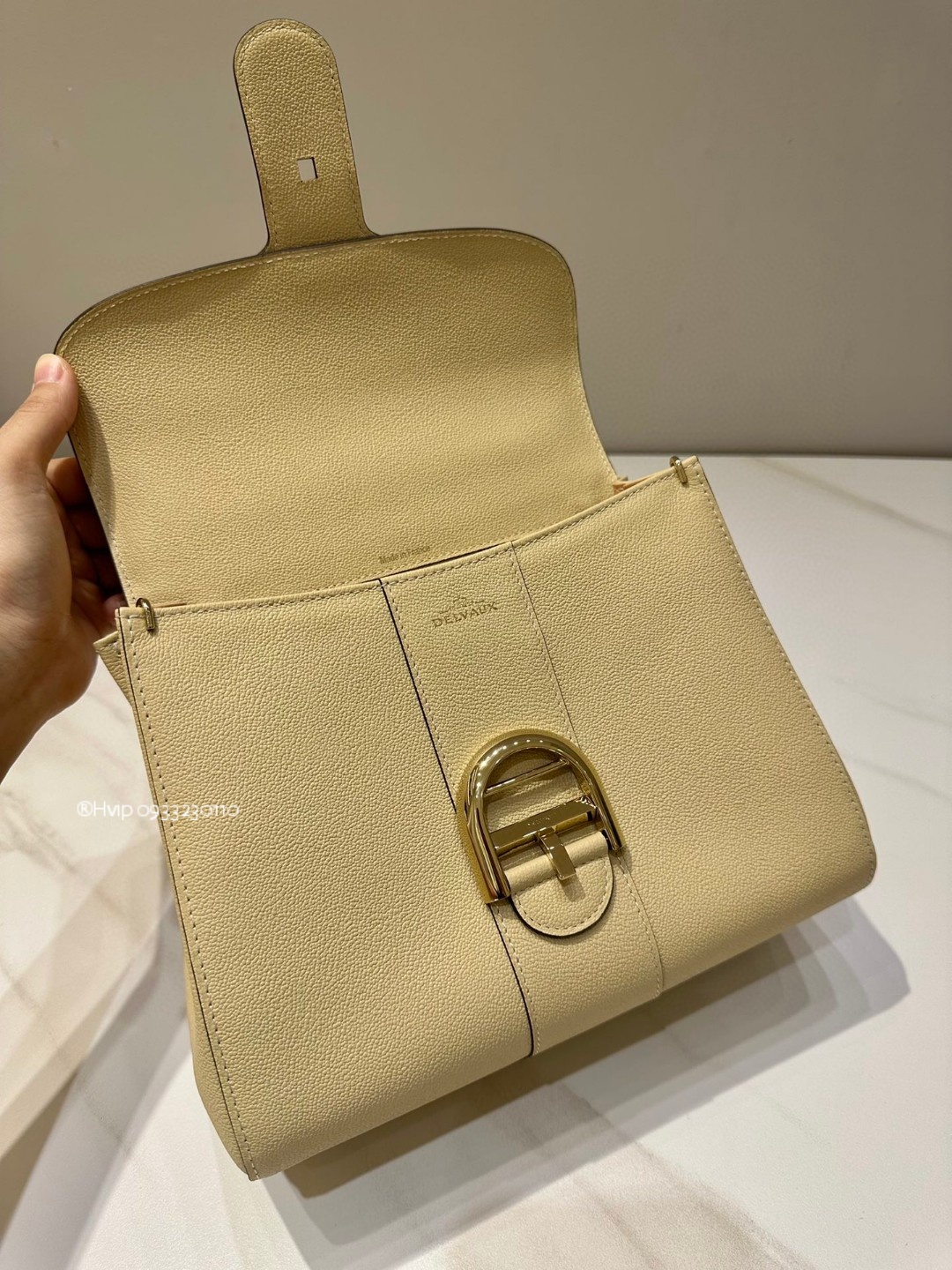 Delvaux Brillant PM Rodeo Calfskin lime