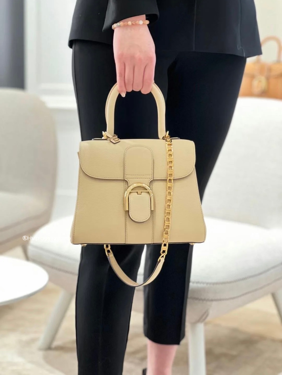 Delvaux Brillant Mini Rodeo Calfskin lime