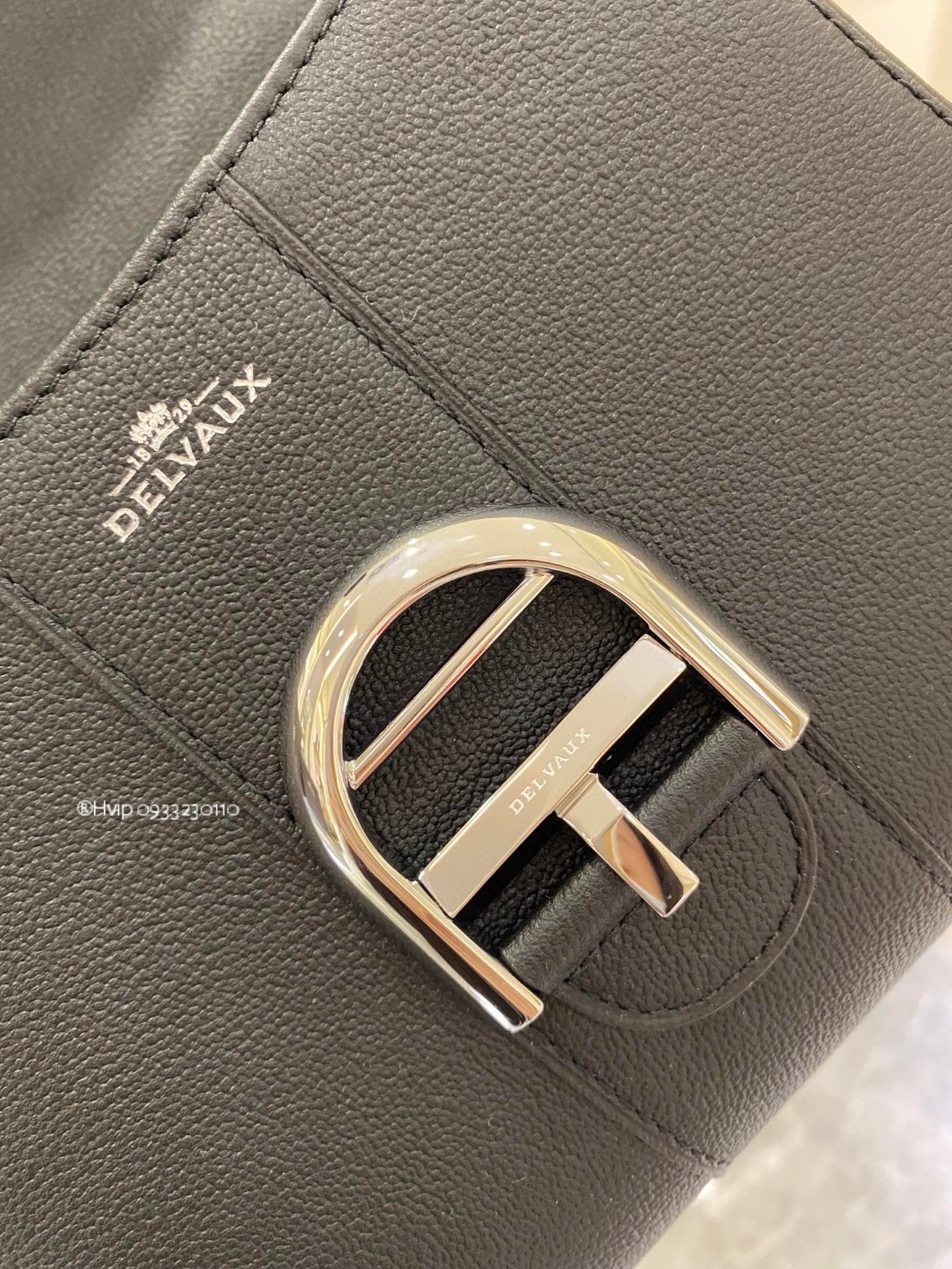 Delvaux Brillant PM Rodeo Calfskin black