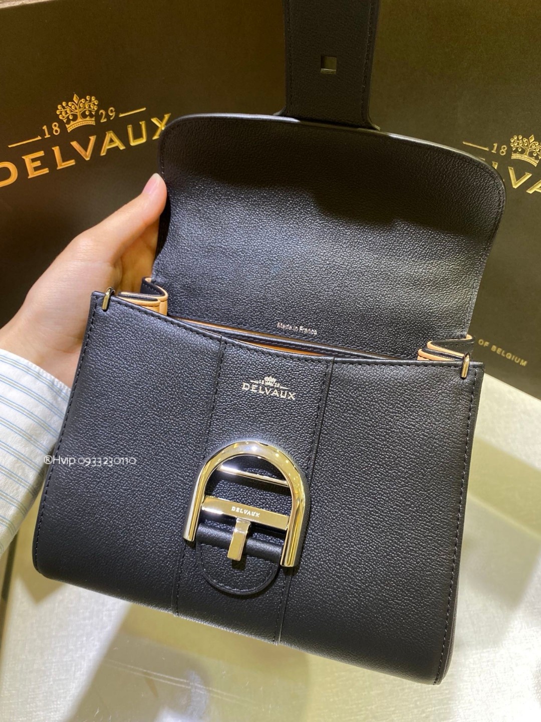 Delvaux Brillant Mini Rodeo Calfskin black