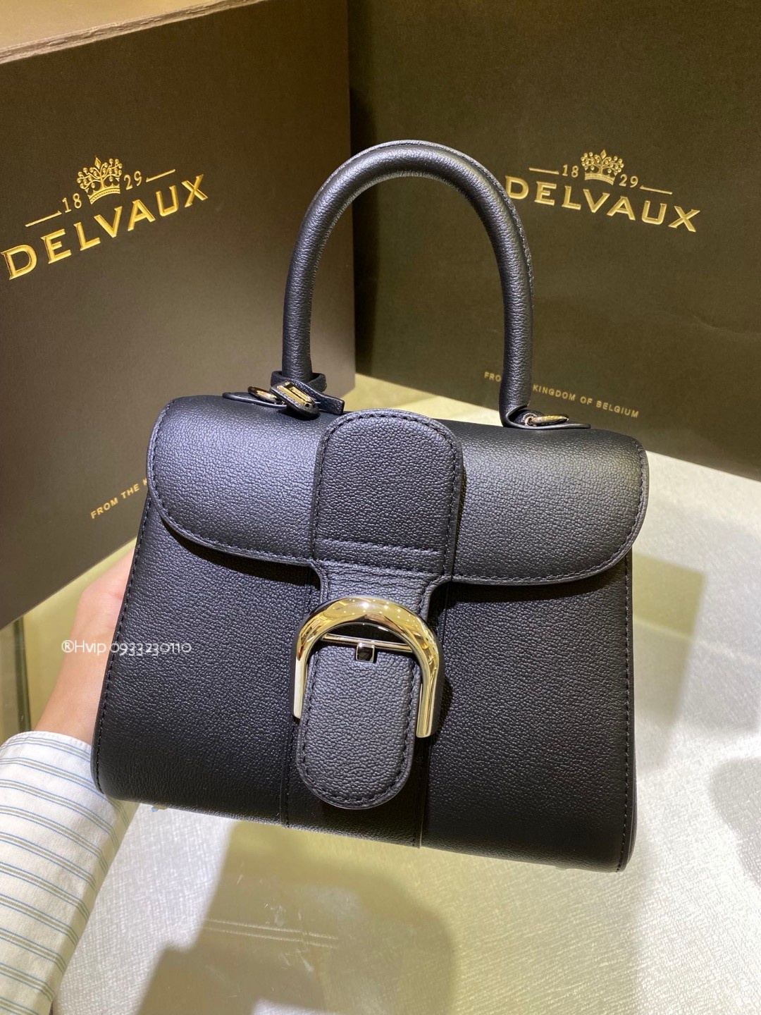 Delvaux Brillant Mini Rodeo Calfskin black