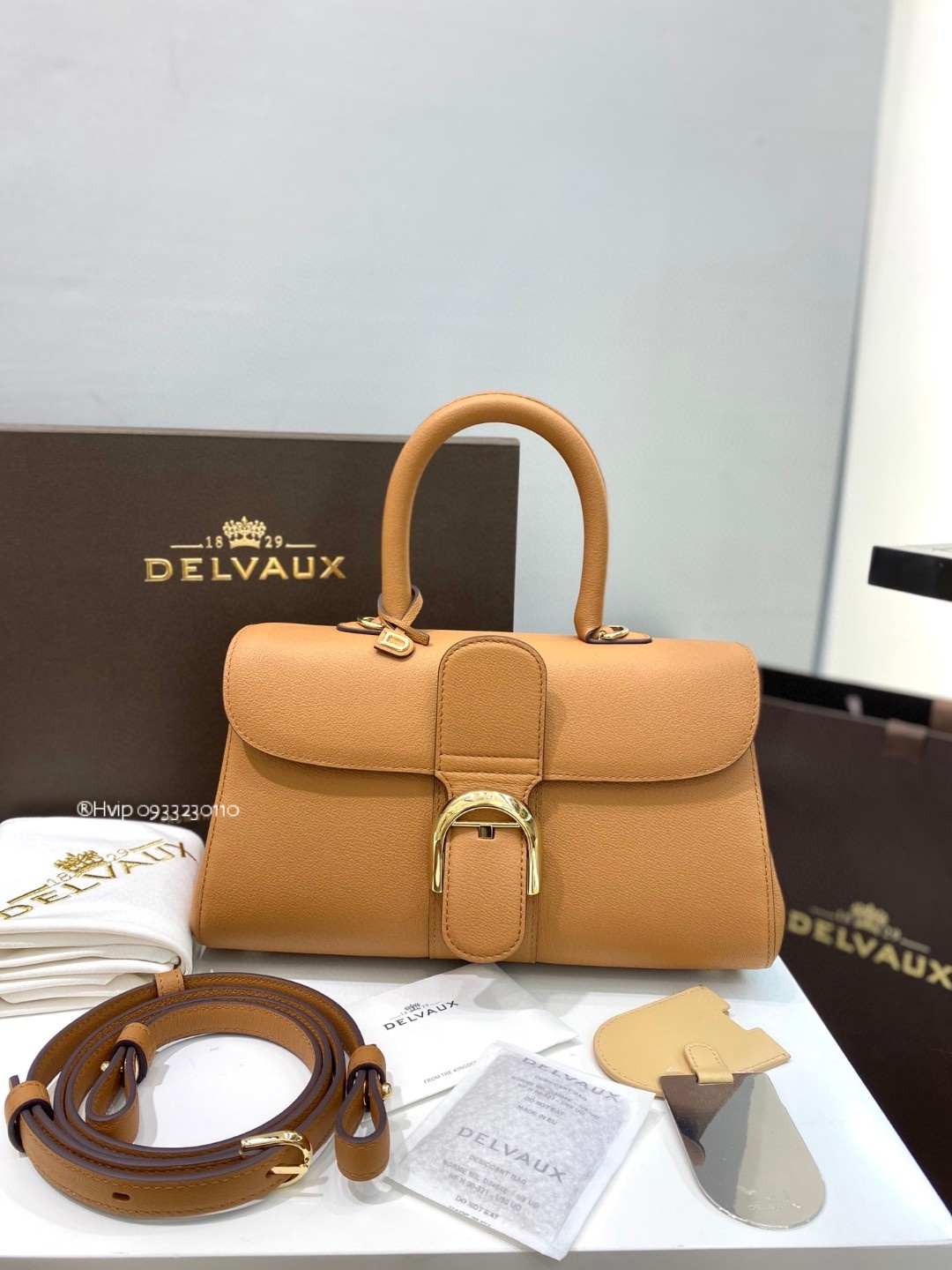 Delvaux Brillant MM Rodeo Calfskin Vegetal