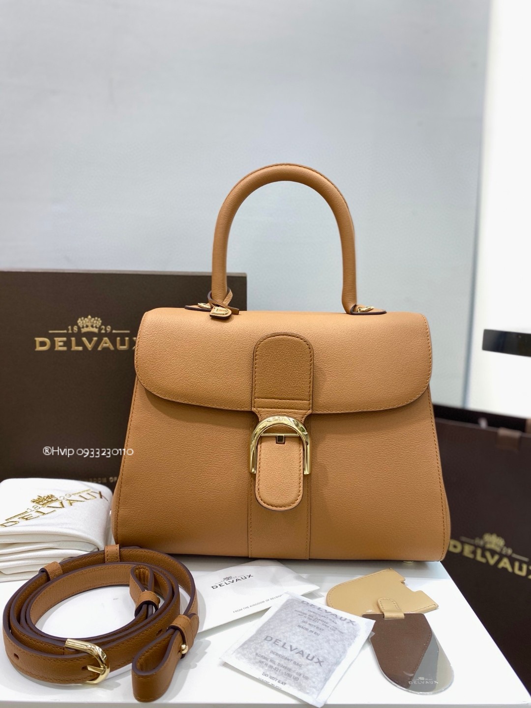 Delvaux Brillant MM Rodeo Calfskin Vegetal
