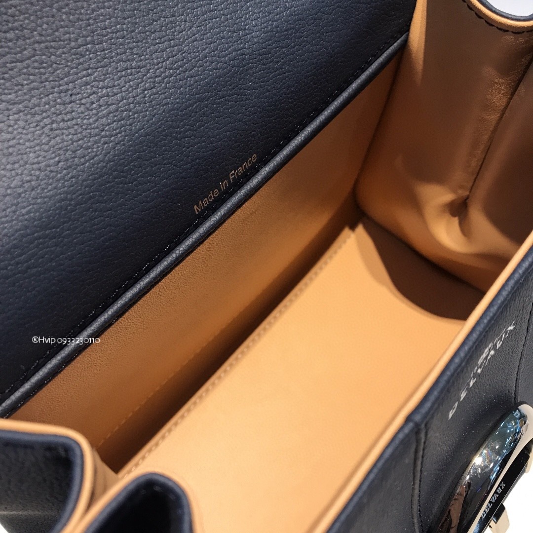 Delvaux Brillant Mini Rodeo Calfskin navy blue