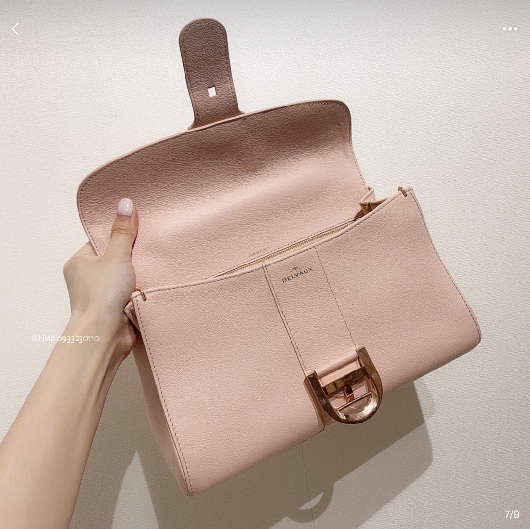 Delvaux Brillant MM Rodeo Calfskin pink