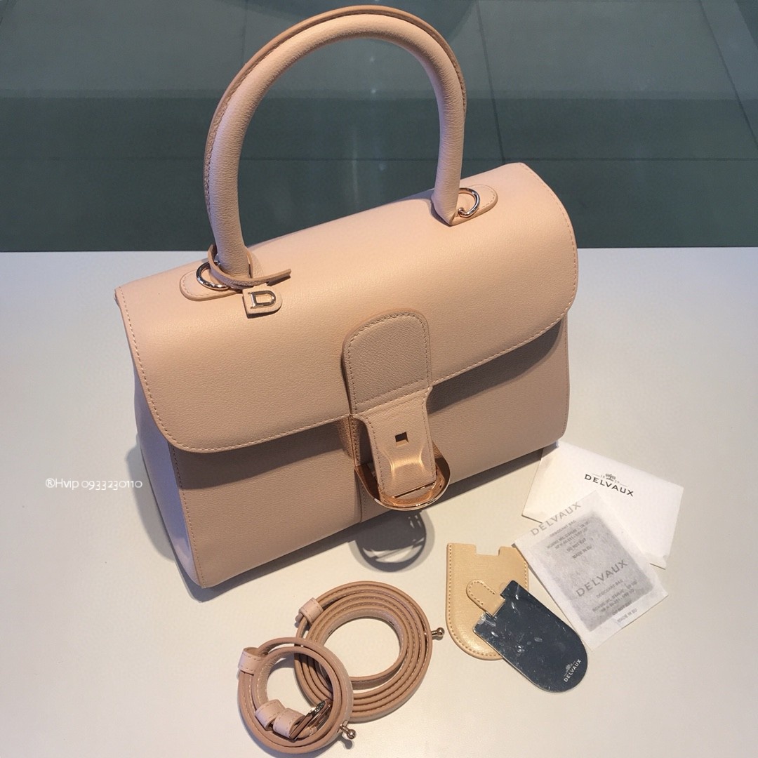 Delvaux Brillant MM Rodeo Calfskin pink