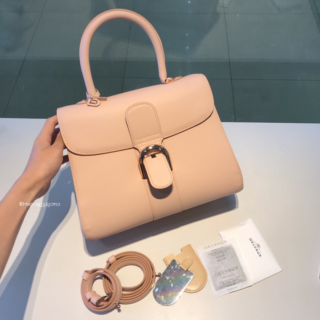 Delvaux Brillant MM Rodeo Calfskin pink