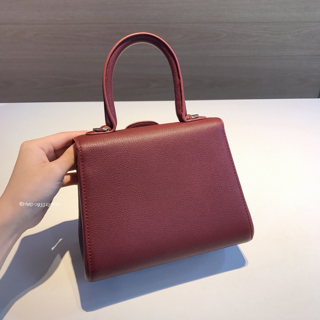 Delvaux Brillant Mini Rodeo Calfskin Rosewood