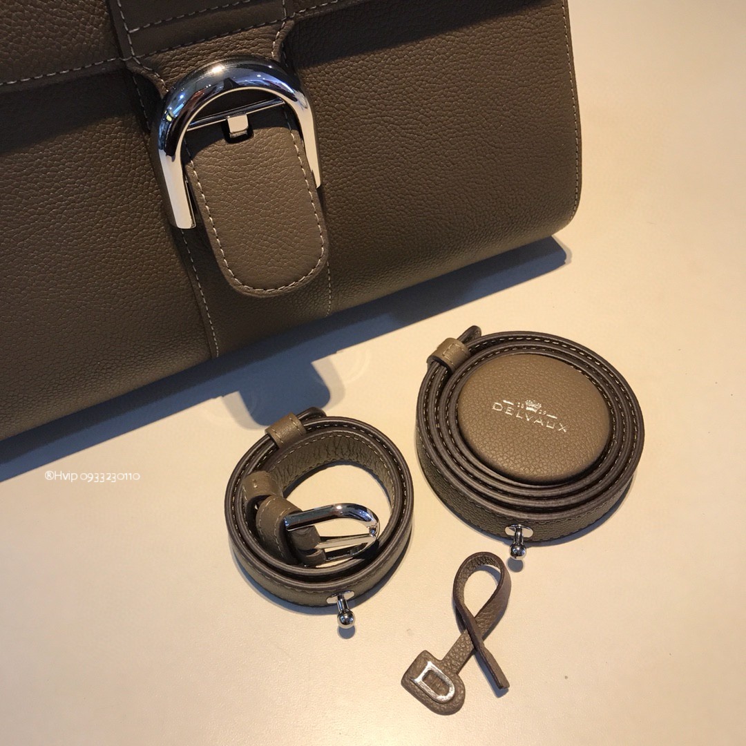 Delvaux Brillant Mini Rodeo Calfskin Tourterelle