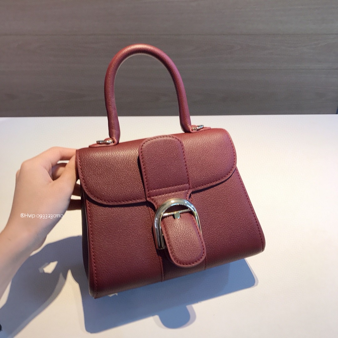 Delvaux Brillant Mini Rodeo Calfskin Rosewood