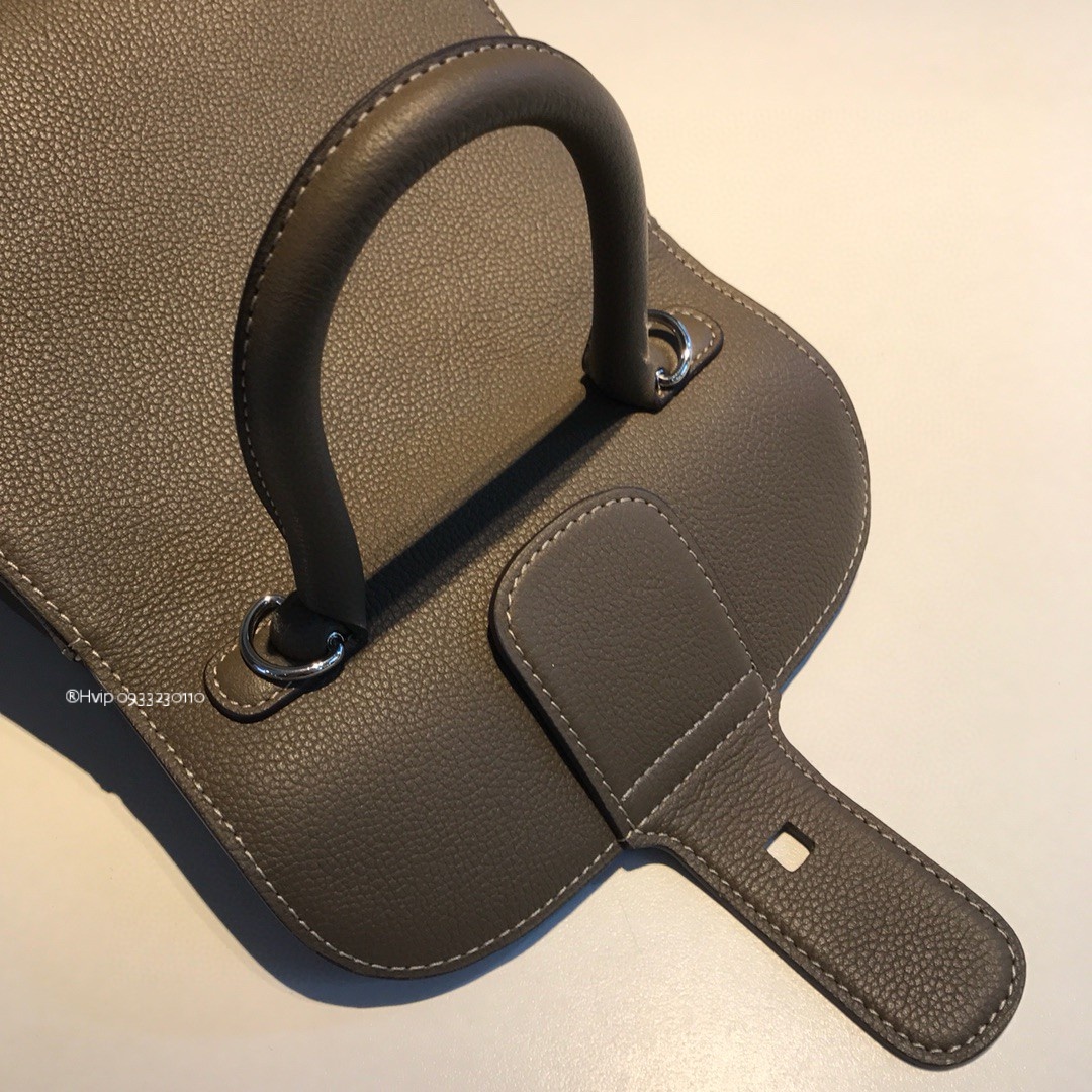 Delvaux Brillant Mini Rodeo Calfskin Tourterelle