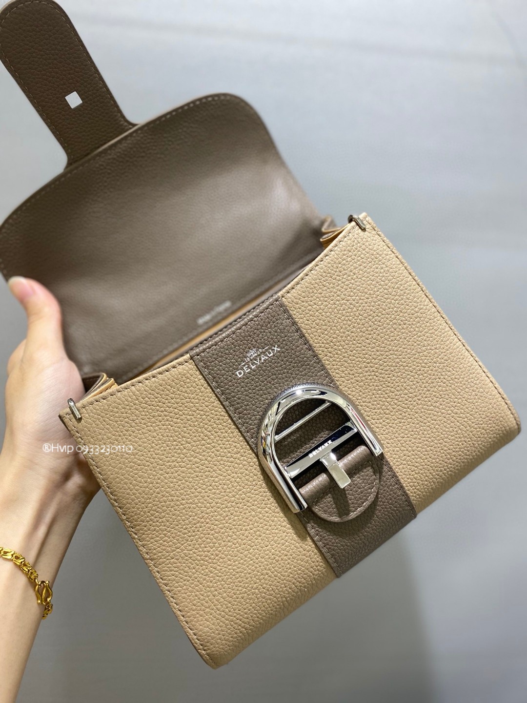 Delvaux Brillant Mini Rodeo Calfskin bi-color