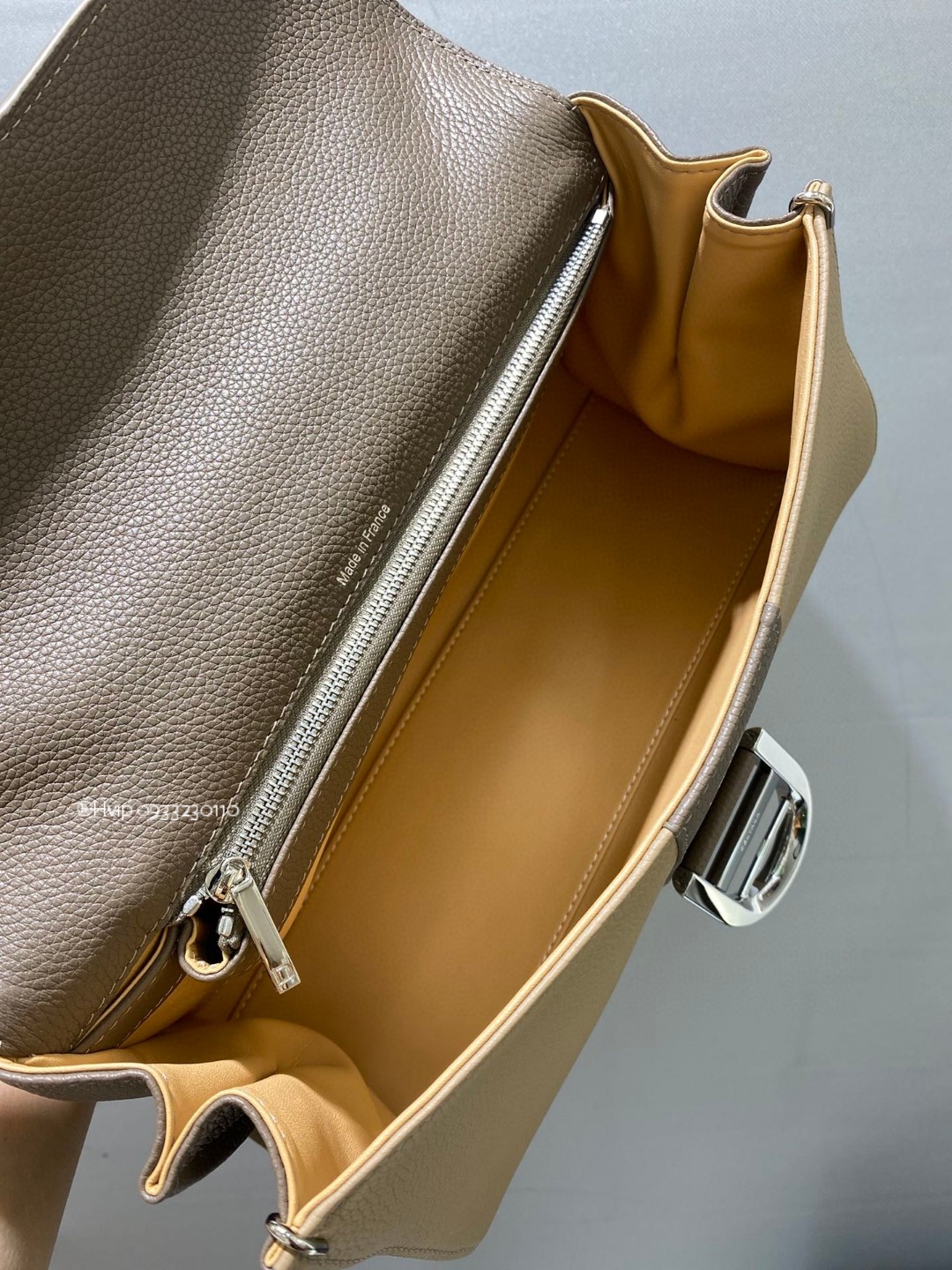 Delvaux Brillant MM Rodeo Calfskin bi-color