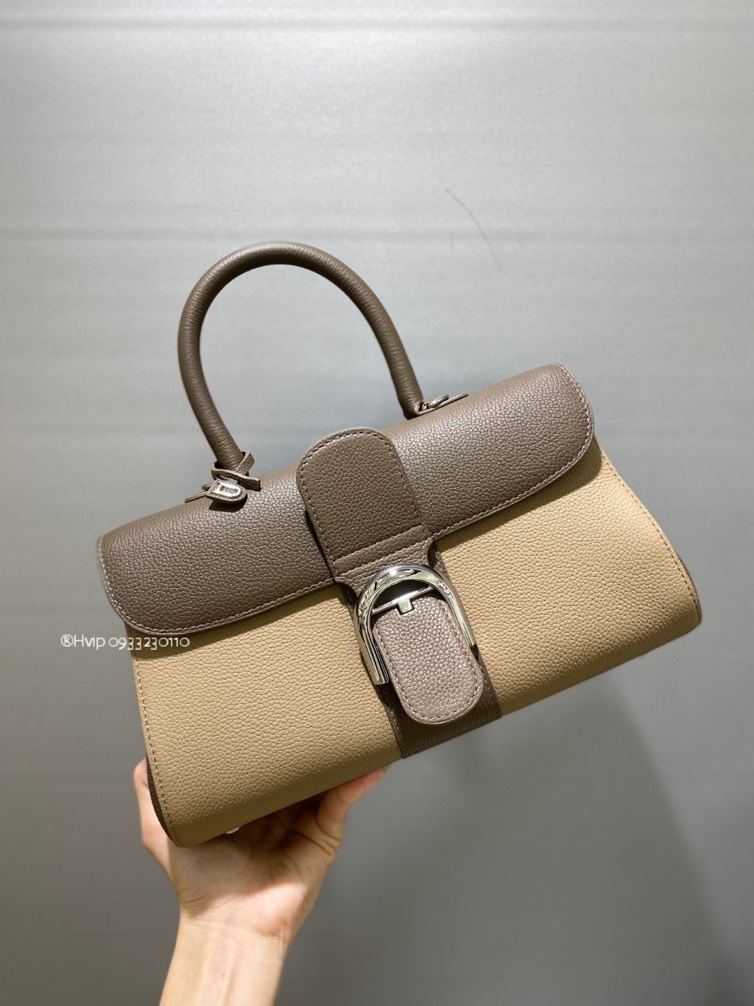 Delvaux Brillant MM Rodeo Calfskin bi-color