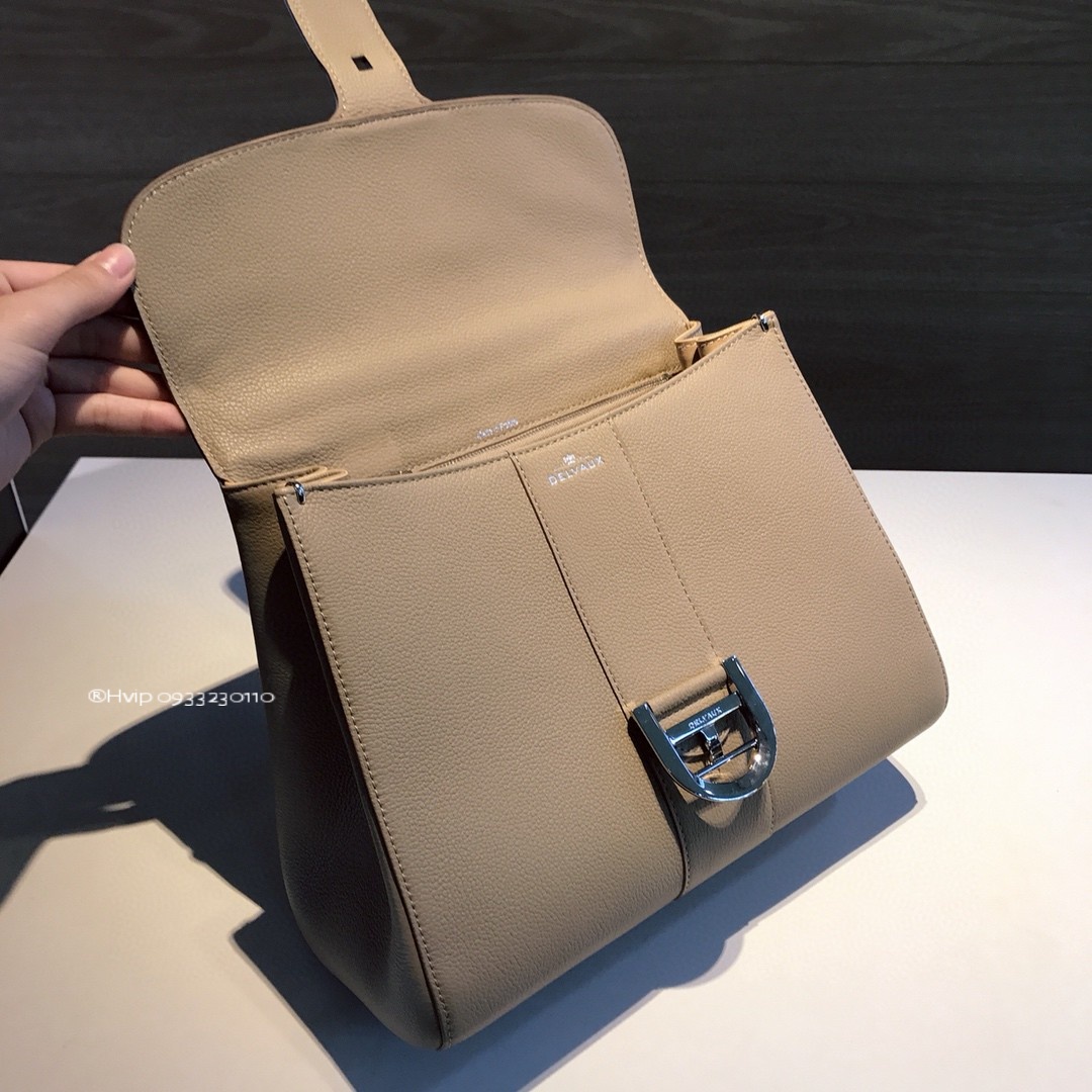Delvaux Brillant MM grained Calfskin Sirocco