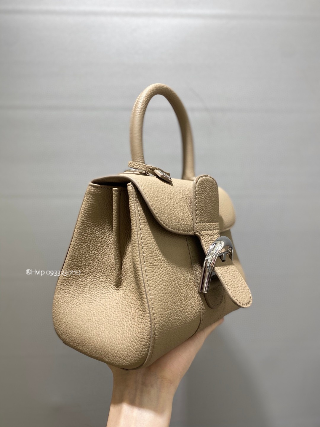 Delvaux Brillant Mini grained Calfskin Sirocco