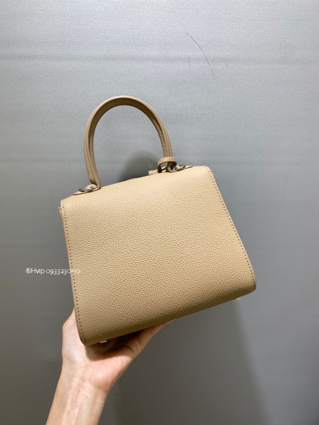 Delvaux Brillant Mini grained Calfskin Sirocco