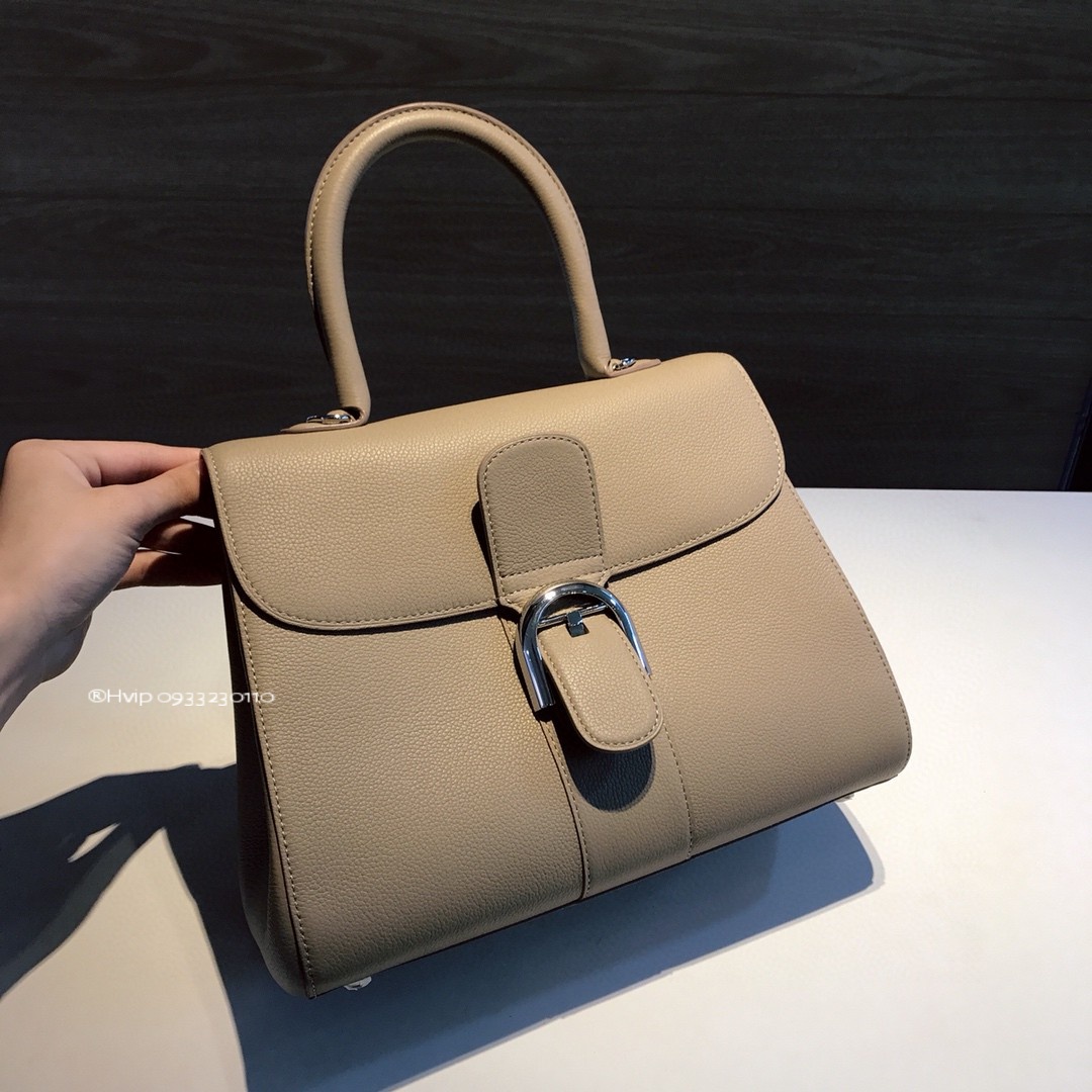 Delvaux Brillant MM grained Calfskin Sirocco