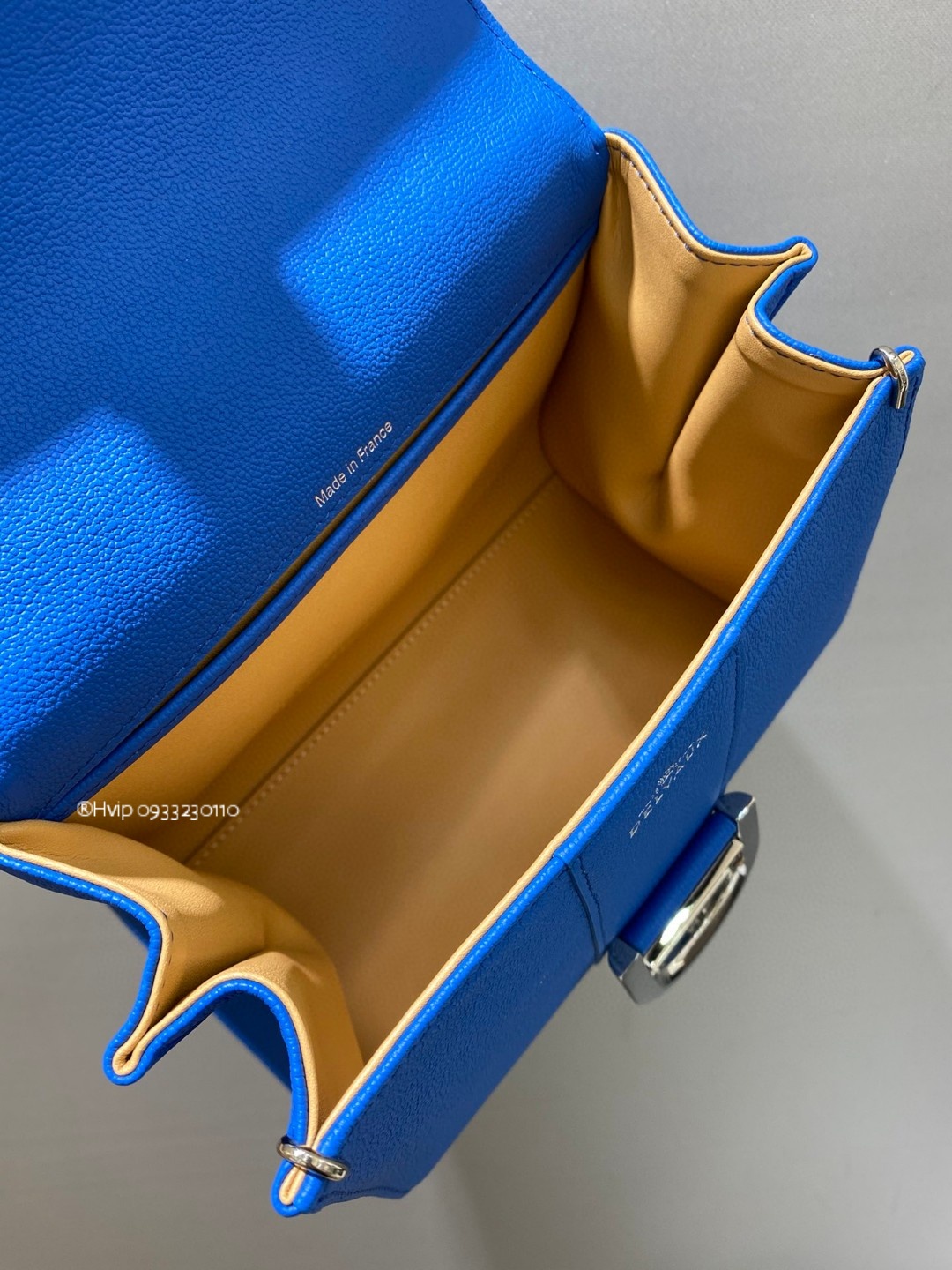 Delvaux Brillant Munigrained Calfskin Outremer