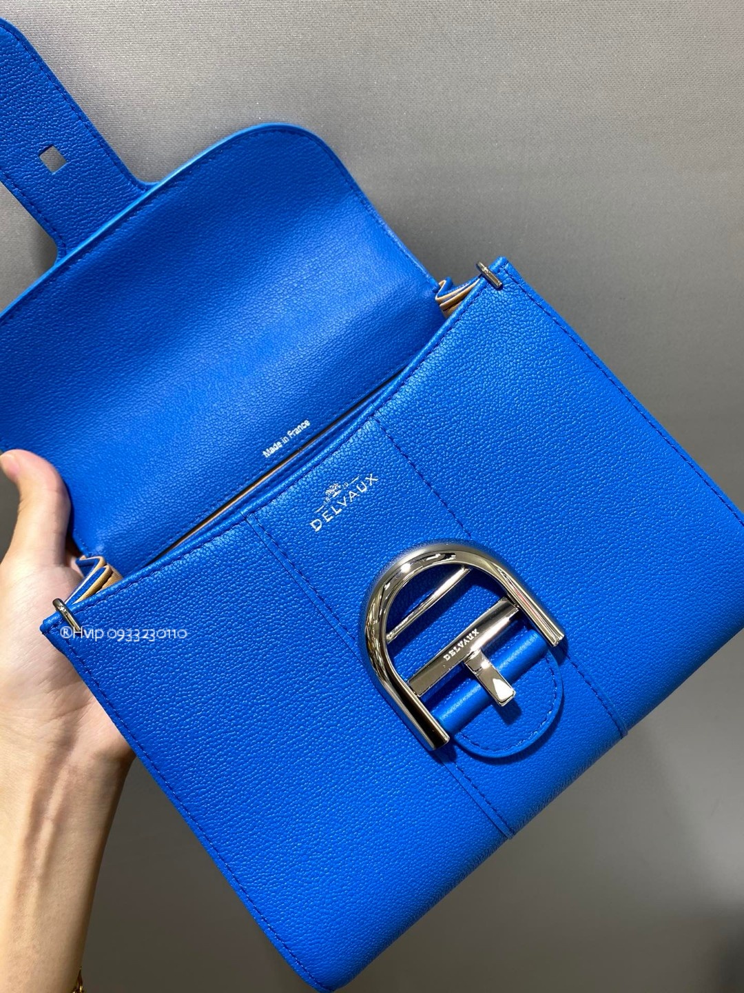 Delvaux Brillant Munigrained Calfskin Outremer