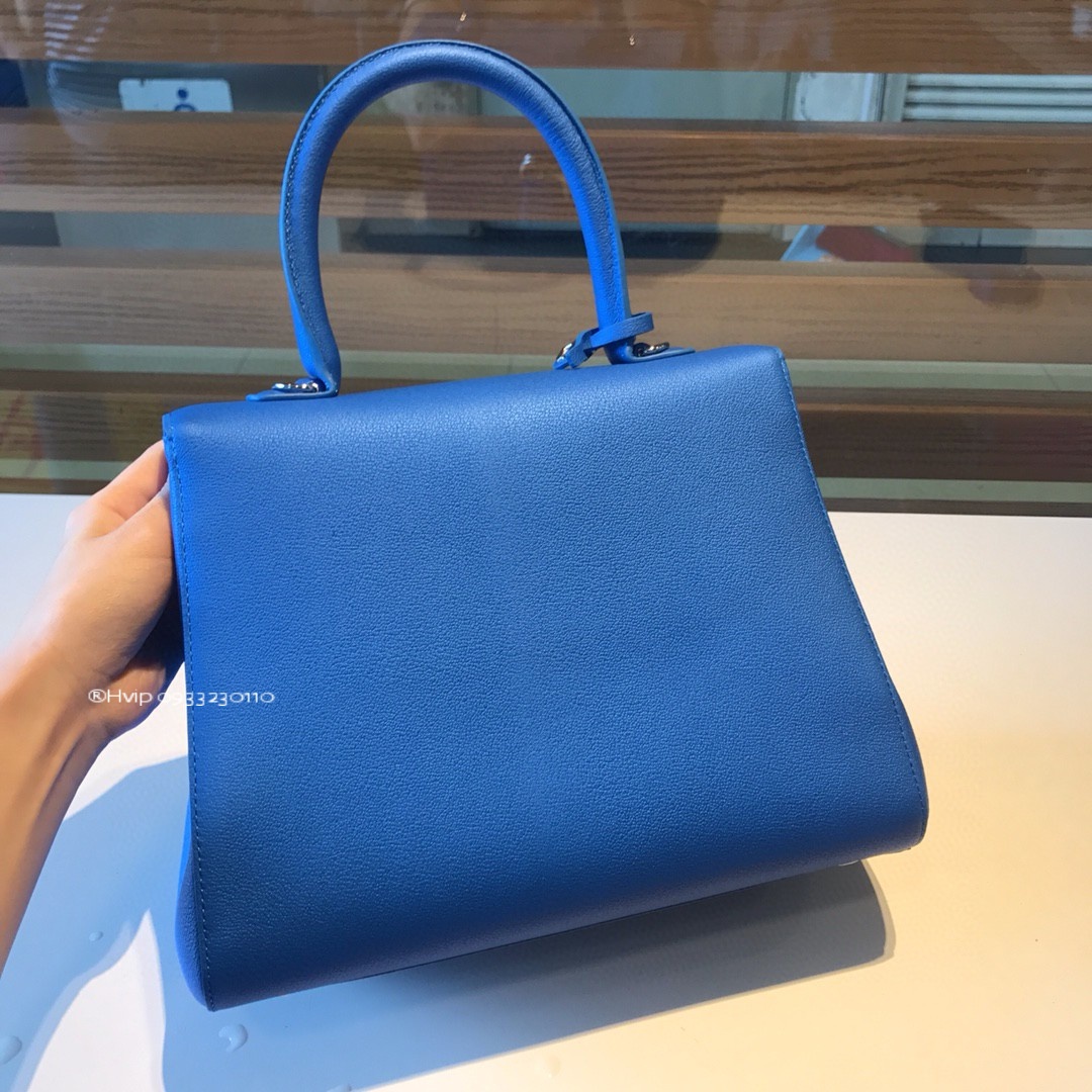 Delvaux Brillant MM grained Calfskin Outremer