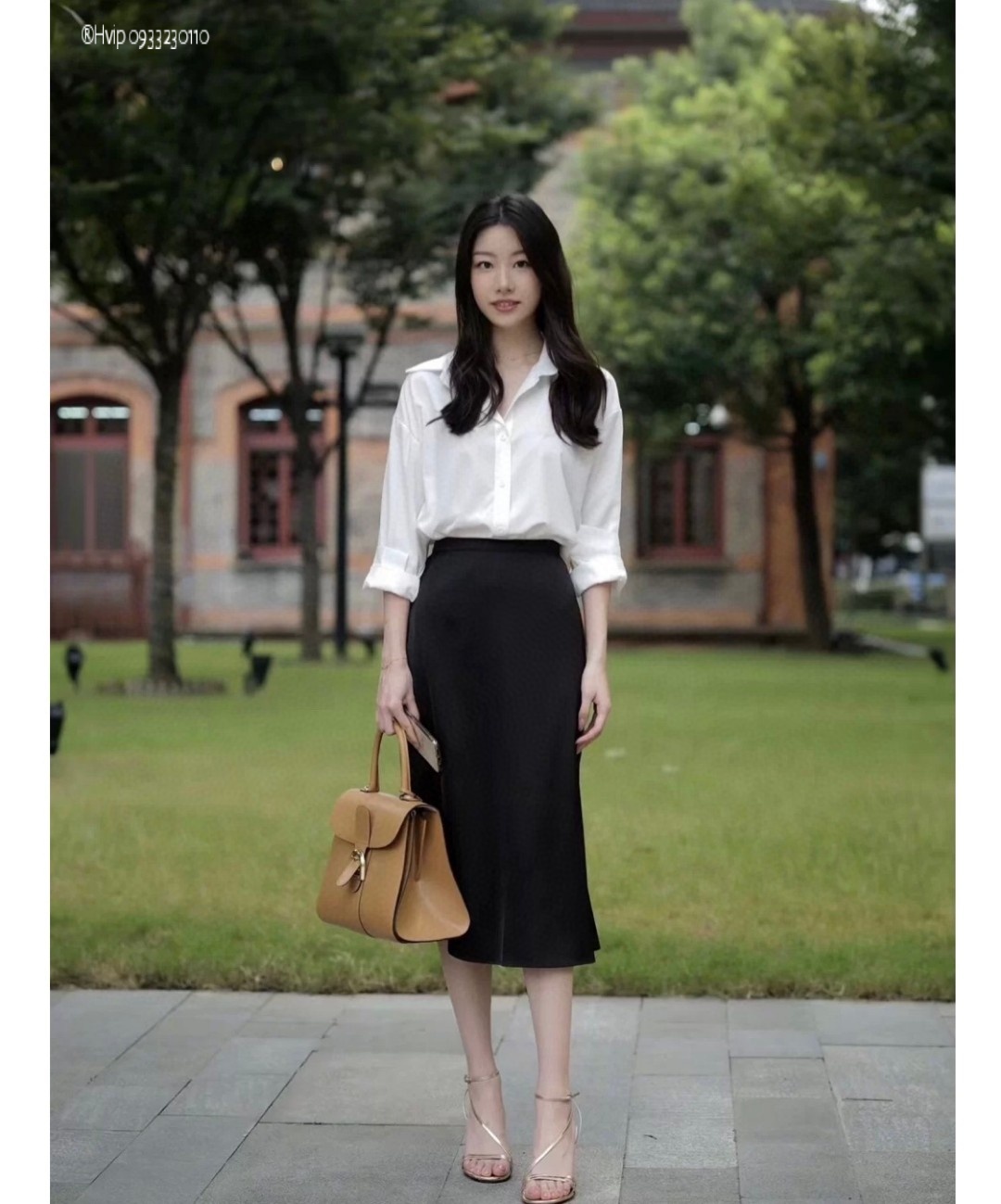 Delvaux Brillant MM in Box Calf Tender Beige