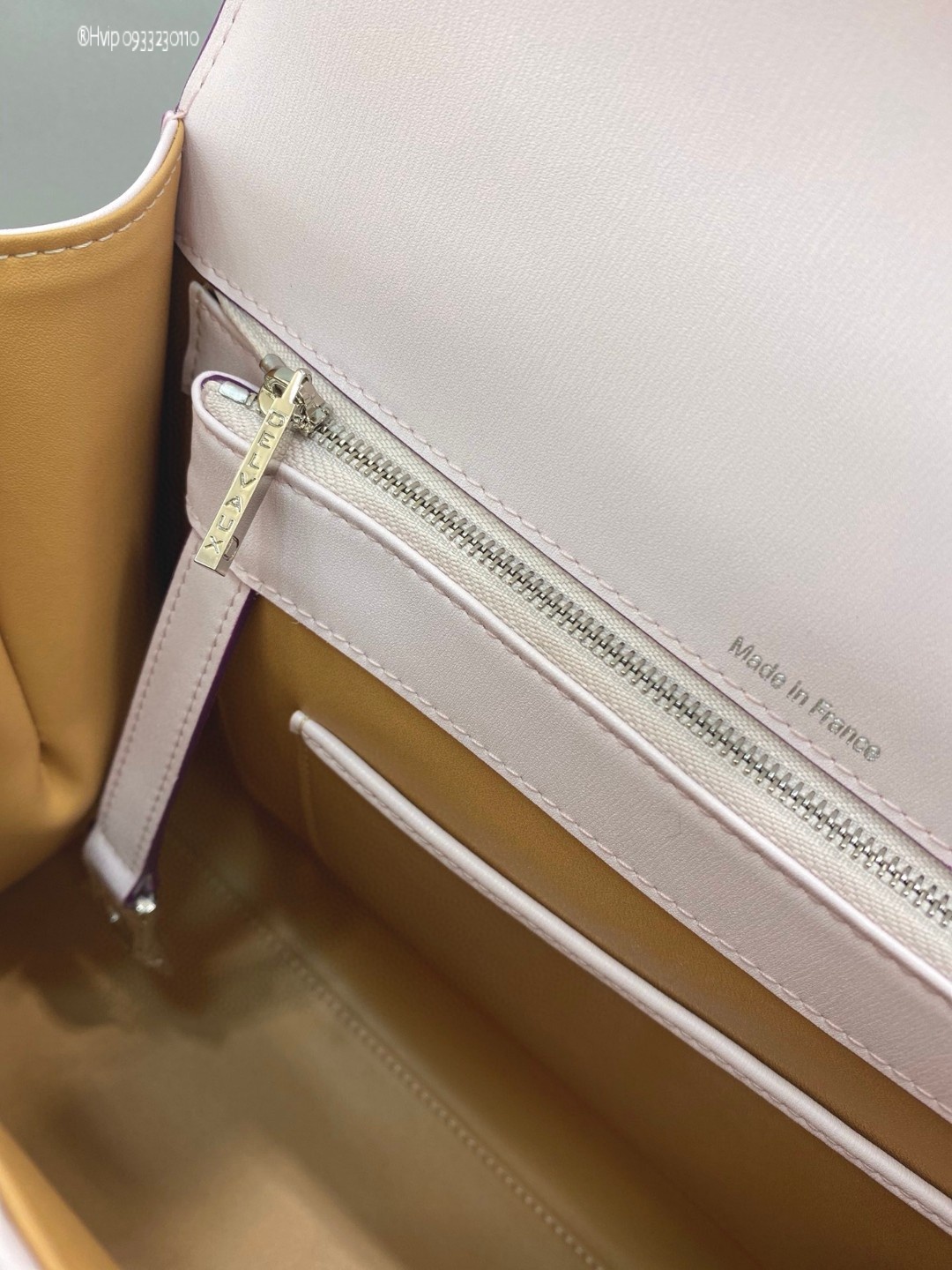 Delvaux Brillant MM in Box Calf pink