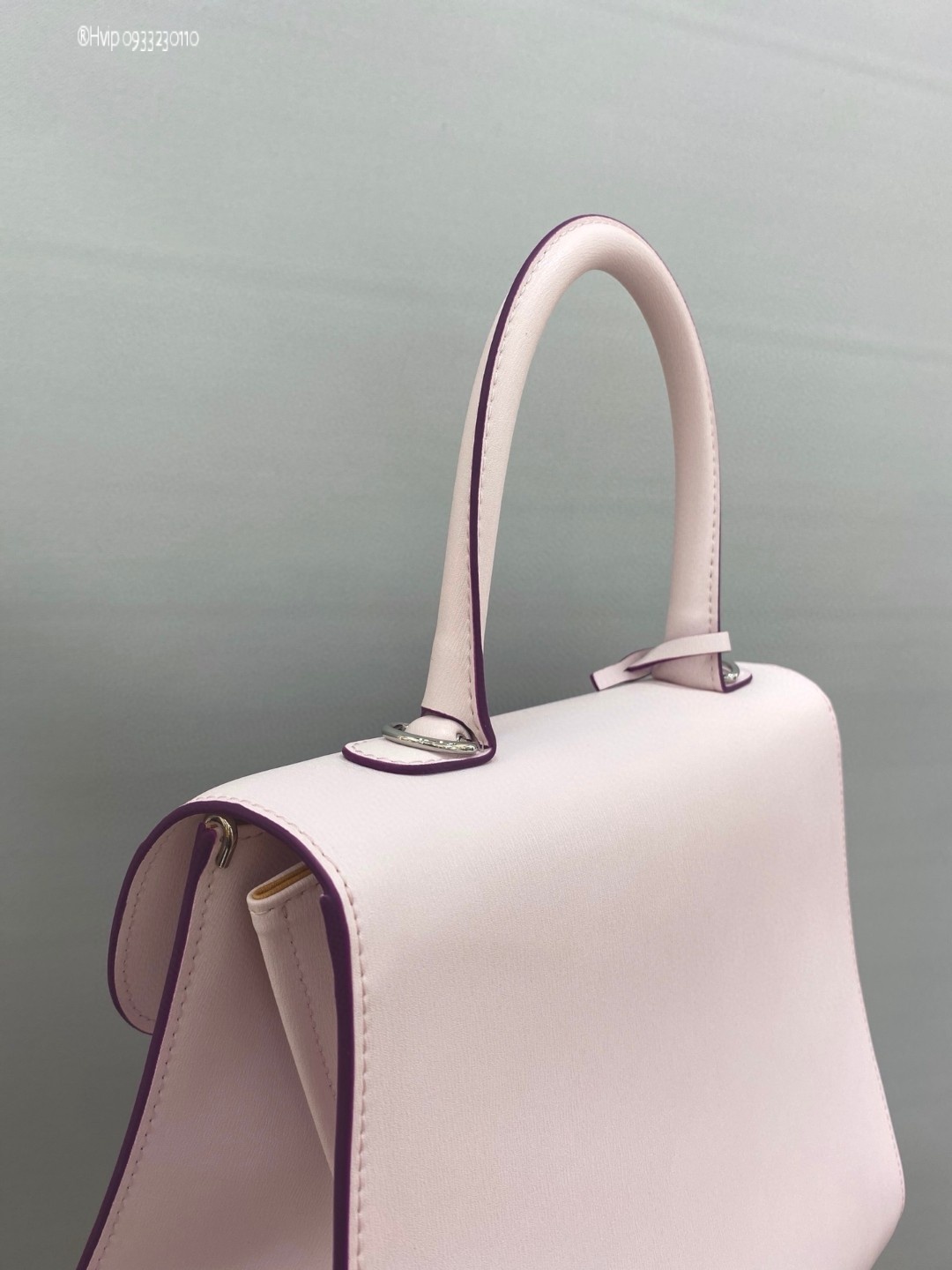 Delvaux Brillant MM in Box Calf pink