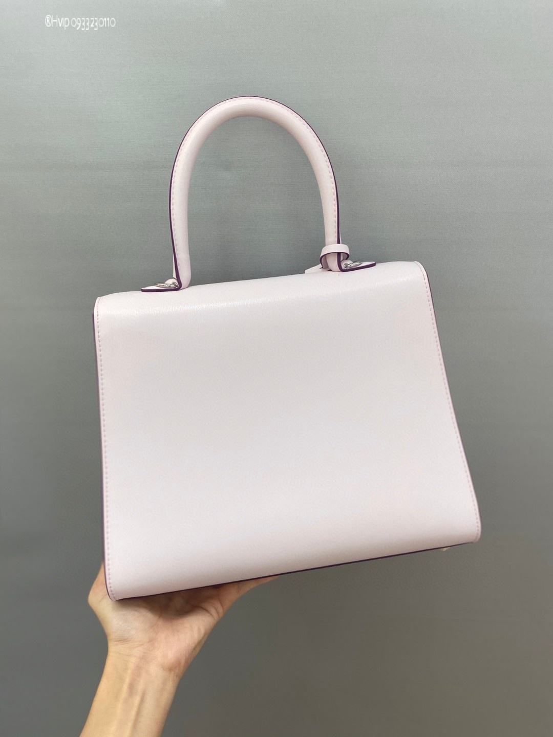 Delvaux Brillant MM in Box Calf pink