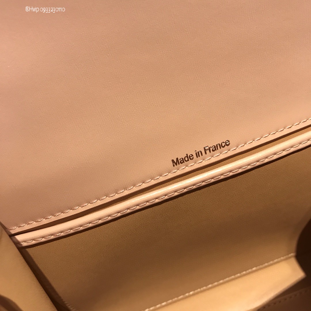 Delvaux Brillan mini in Box Calf rose