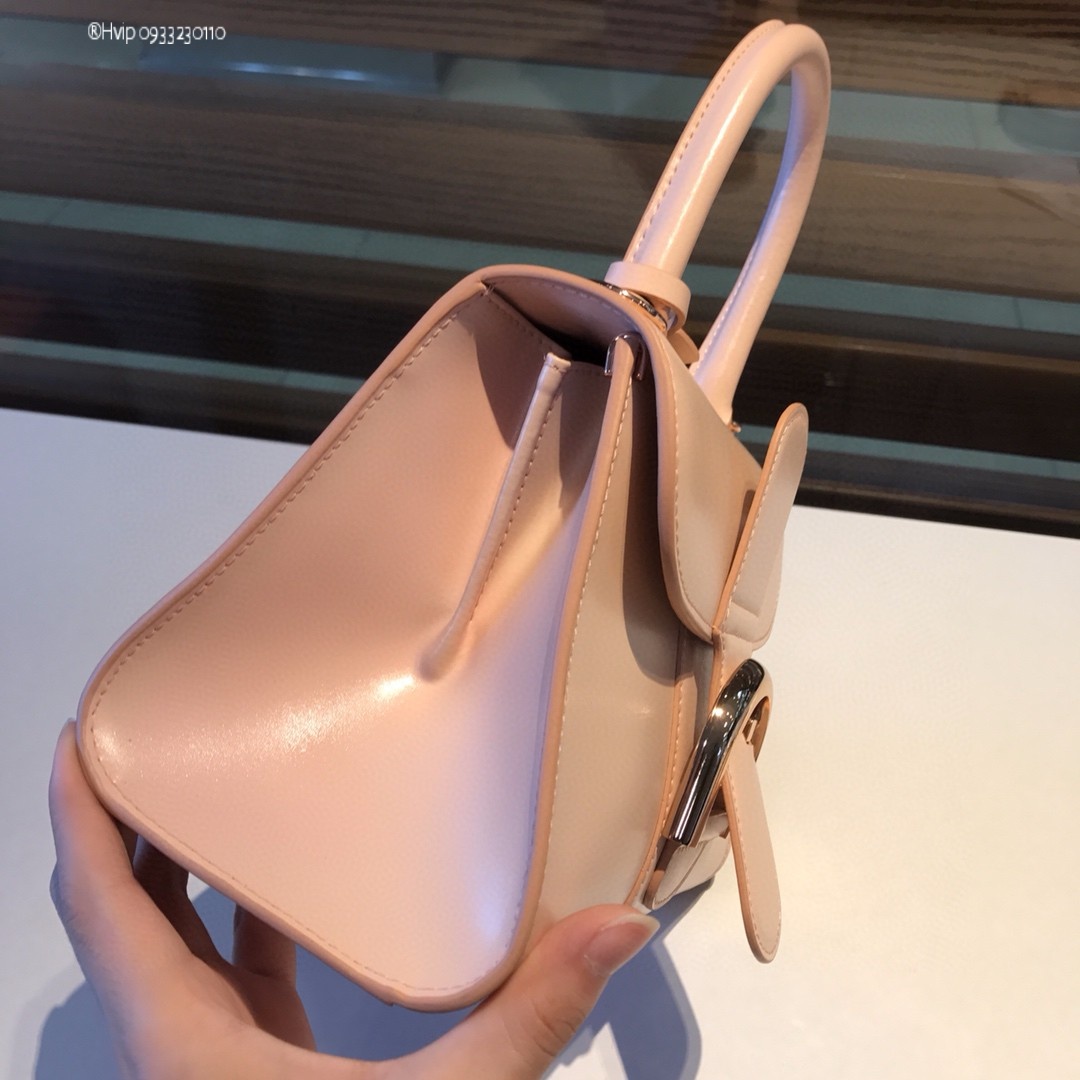 Delvaux Brillan mini in Box Calf rose
