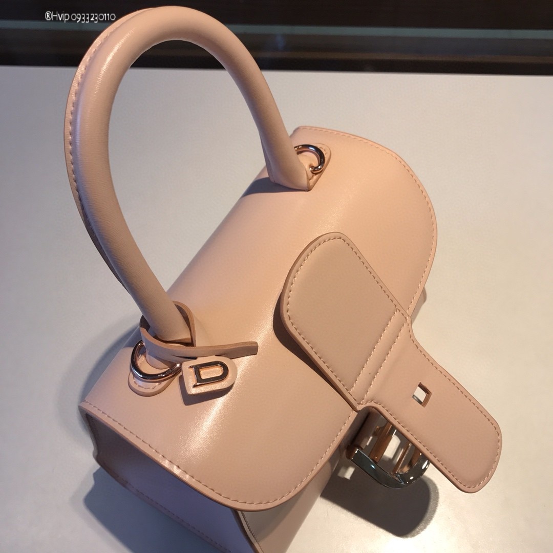 Delvaux Brillan mini in Box Calf rose