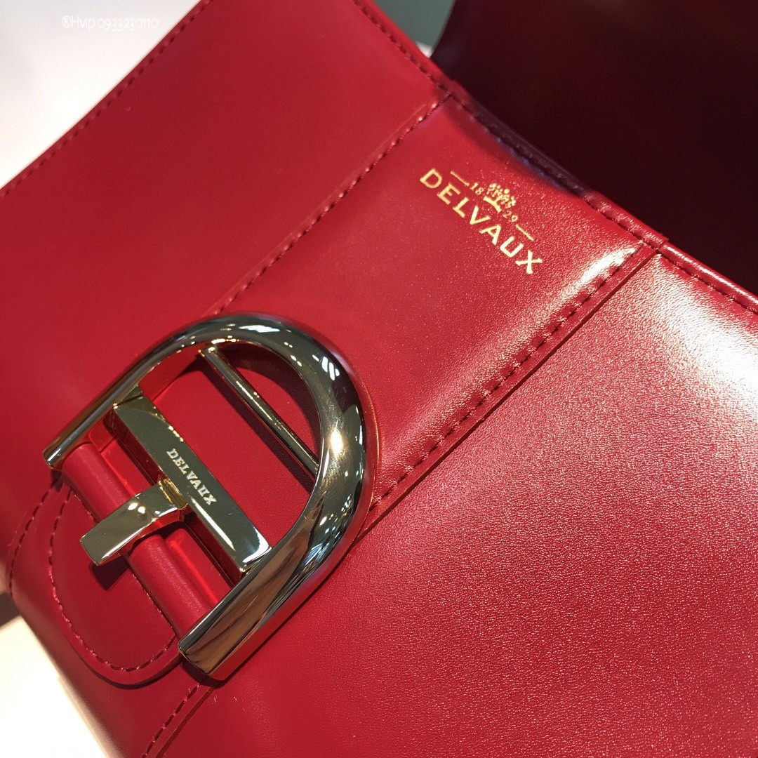 Delvaux Brillan mini in Box Calf burgundy