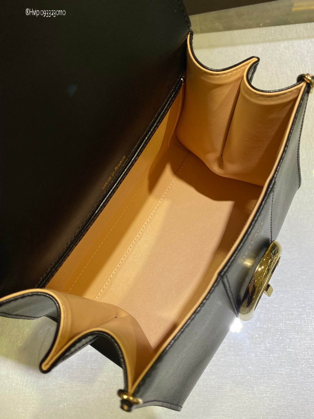 Delvaux Brillan mini in Box Calf black