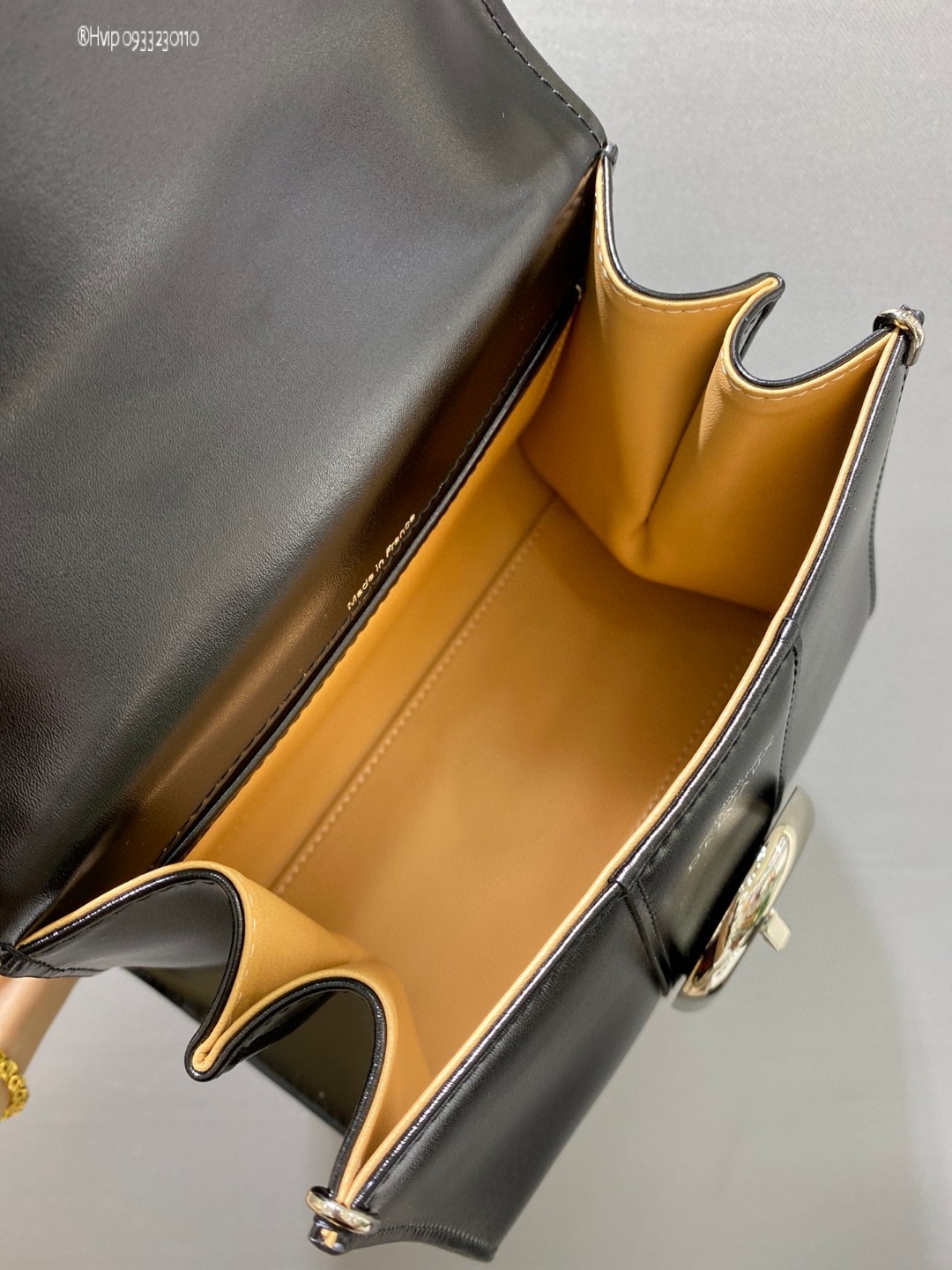 Delvaux Brillan mini in Box Calf black PHW