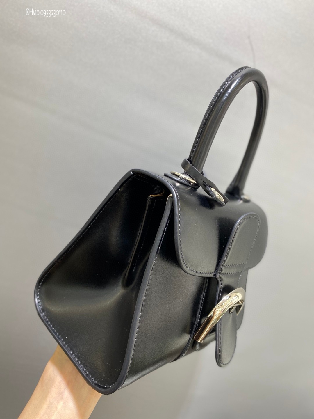 Delvaux Brillan mini in Box Calf black PHW